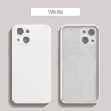 the iphone 11 case is a white, with a silver glitter finish