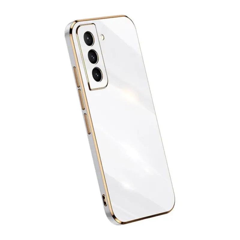 the back of a white iphone case