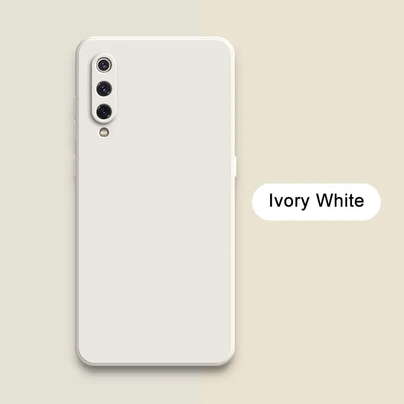 A white iphone case with the text ivory white