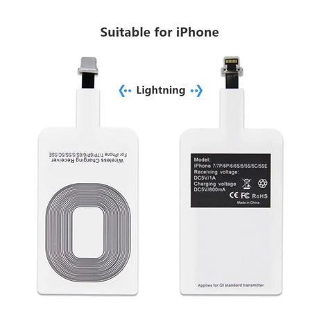 an image of a white iphone charger with a lightning cable attached