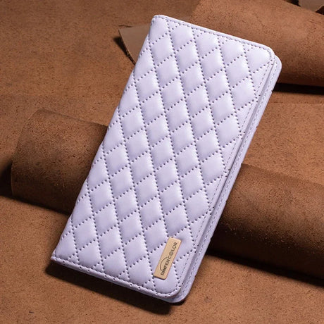 the white leather wallet case is made from genuine leather