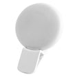 a white light on a white background