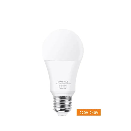 A white light bulb with a white background and a white background