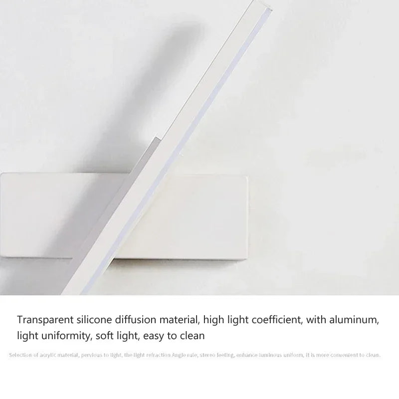 a white light on a white surface