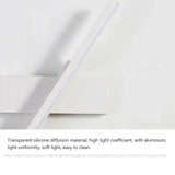 a white light on a white surface