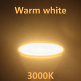 a white light with the words warm white 300k