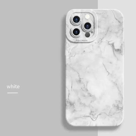 The white marble iphone case