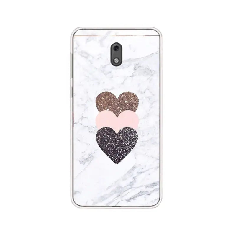 the marble heart case for the motorola z3