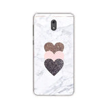 the marble heart case for the motorola z3