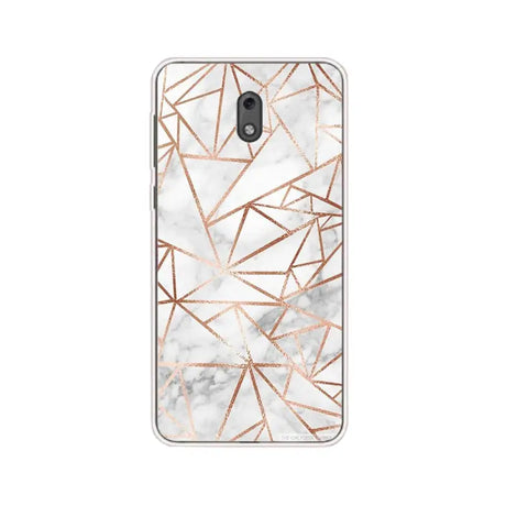 white marble rose gold glitter case for the motorola z3