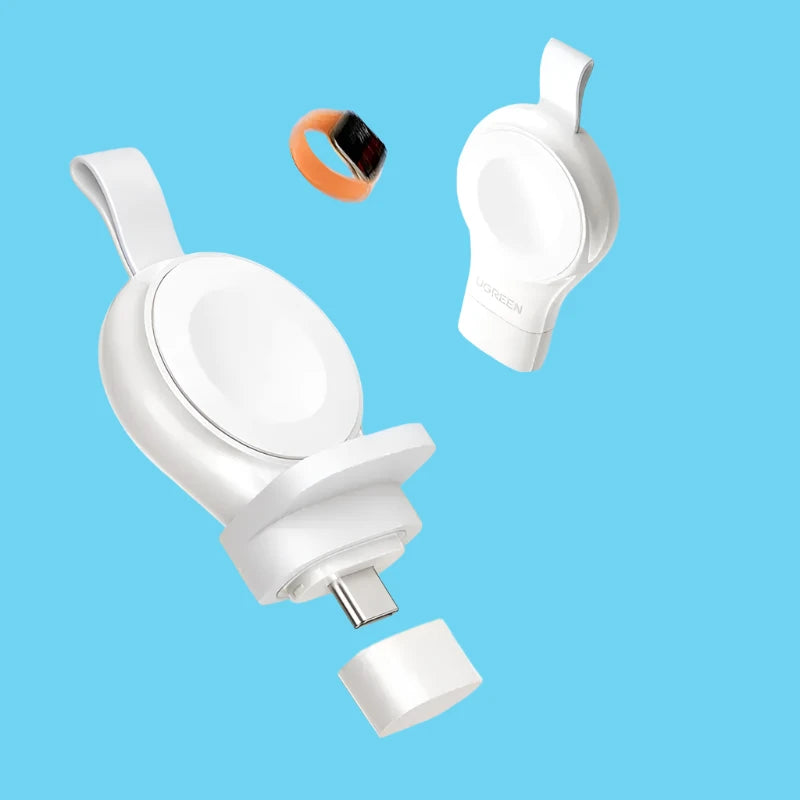 A white and orange object flying through the air