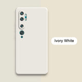 the back of a white phone with the text ivory white on it