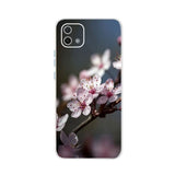 a phone case with a picture of a cherry tree