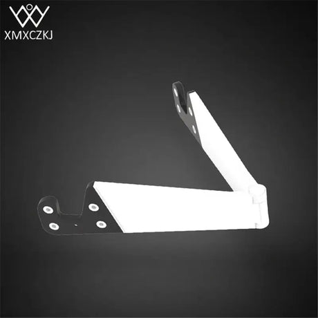 a white plastic box with a black background