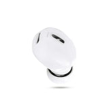 a white plastic knob with a black handle