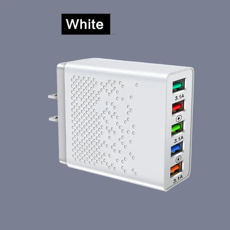 white usb usb charger