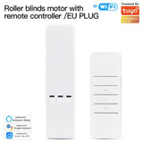 a white remote control device with the remote control button