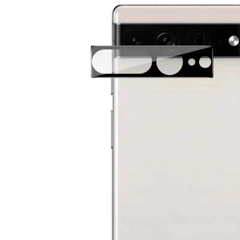 the back of a smartphone with a glass screen