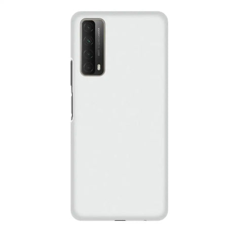 The back of a white samsung phone case