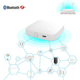 White smart home hub.