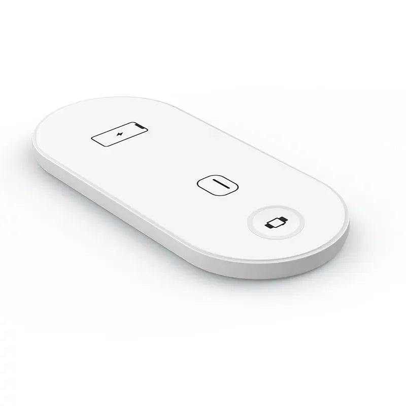 a white smart light switch on a white background