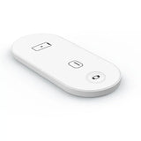 a white smart light switch on a white background