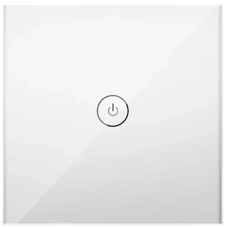 a white smart light switch with the words’smart light switch ’