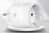 White smart plug adapter.
