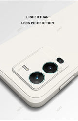 White smartphone with a prominent triple camera system on its rear.