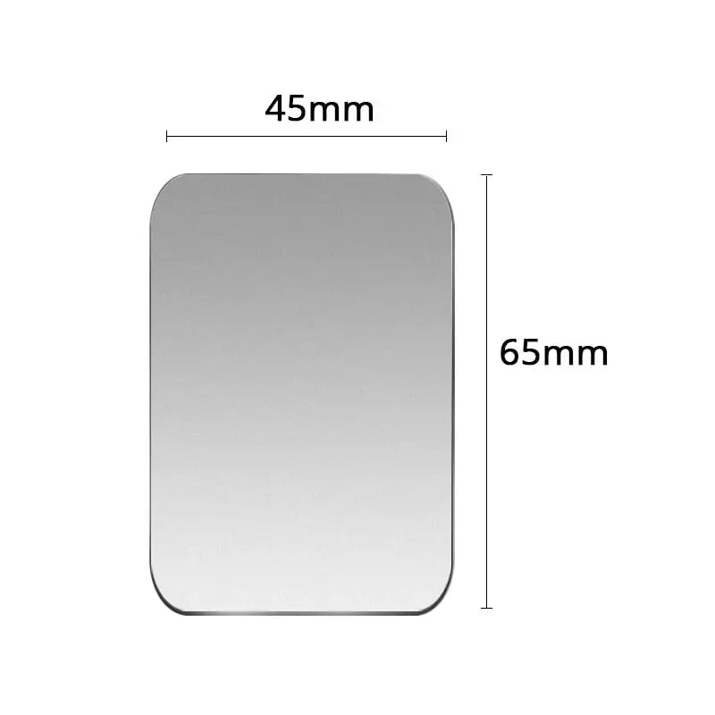 a white square mirror with a white background