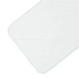 a white square paper sheet with a white background