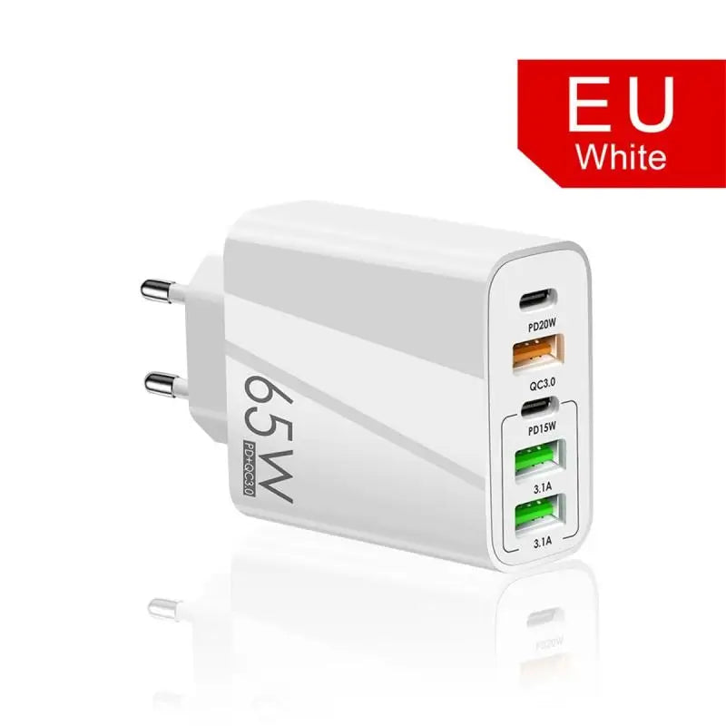 eu white usb travel charger