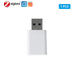 White USB dongle.