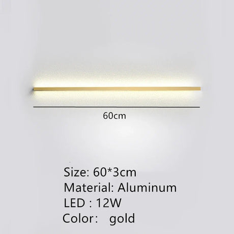 a white wall light with a yellow strip on it