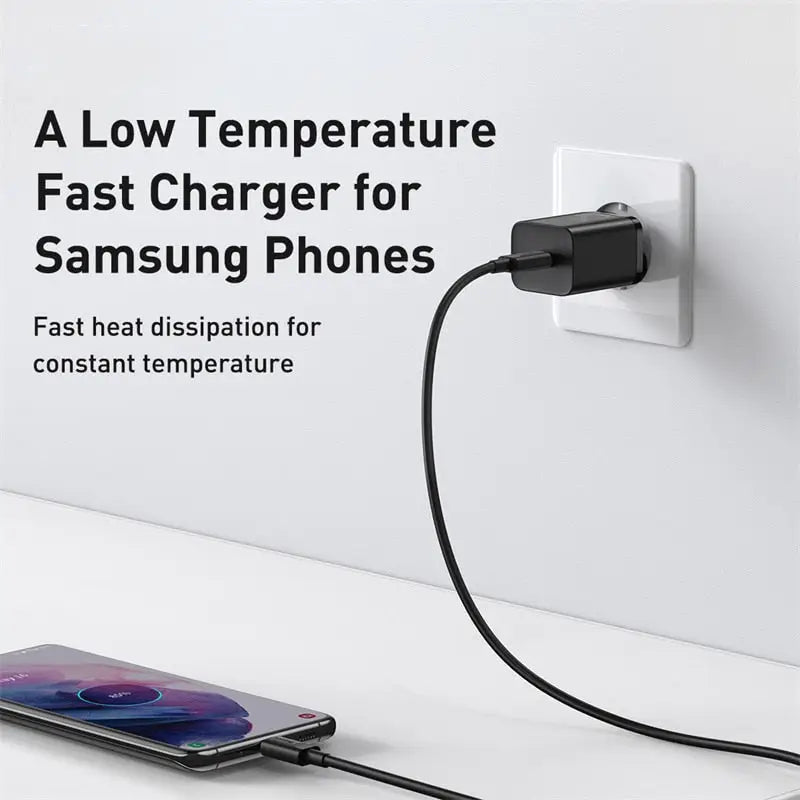 a white wall mounted phone charger with a black cord