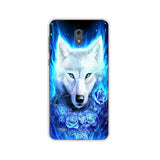 the white wolf with blue eyes phone case