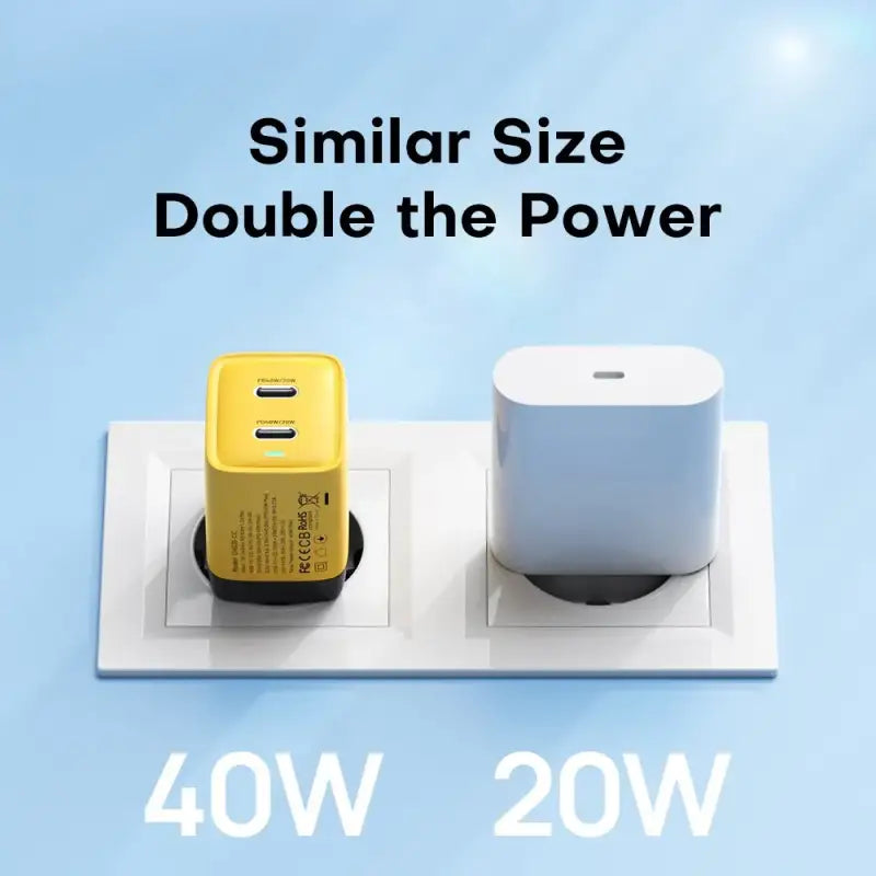 a white and yellow power strip with the words simr2e double power