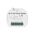 Wi-Fi RF curtain module with wiring diagram.