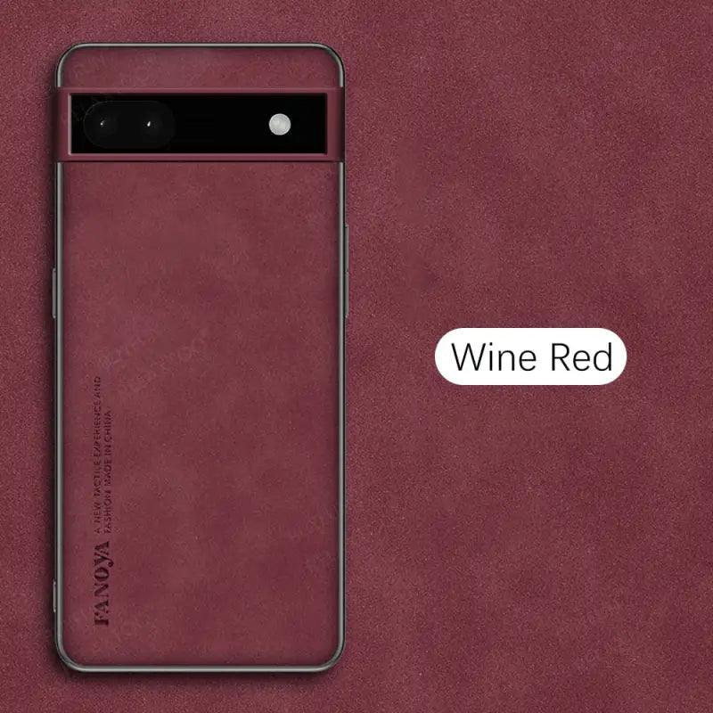 the wine red leather iphone case