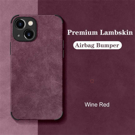 the wine red leather case for the iphone 11