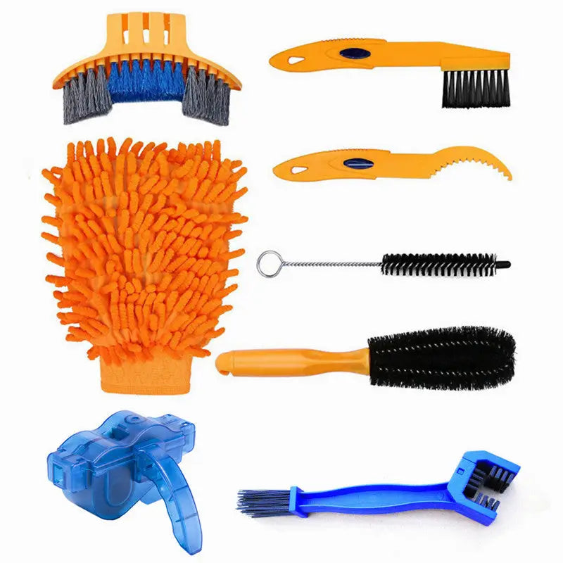 a set of cleaning tools