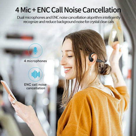 Wireless bone conduction headphones.
