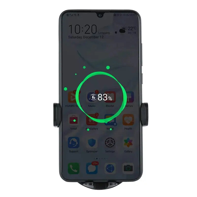 the iphone x with a green ring on it
