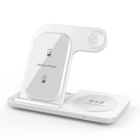 the wireless charging station with a charging cable