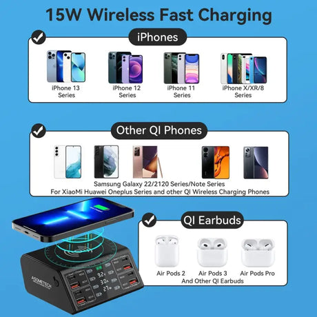 wireless wireless charging station