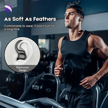 Wireless earbud with an ergonomic design, advertised as being soft and comfortable for long-term wear.