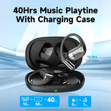 Wireless earbuds with a charging case offering 40 hours of music playtime.