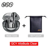 Wireless earbuds with charging case and pouch.