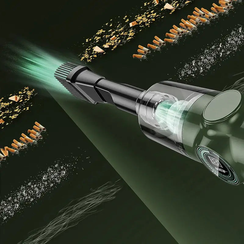 a green laser laser is shown in the center of a black background