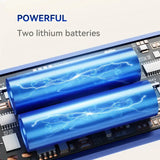 there are two batteries that are connected to a motherboard